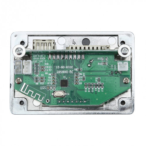 Carte de décodeur de lecteur MP3 Audio 12V de voiture Carte SD Radio FM USB AUX, avec Bluetooth / télécommande (gris argenté) SH71SH448-05