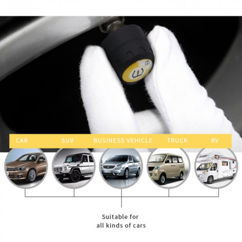 Système externe de détection de pression de surveillance de pression des pneus de voiture Bluetooth 4.0 TPMS SH22771558-012