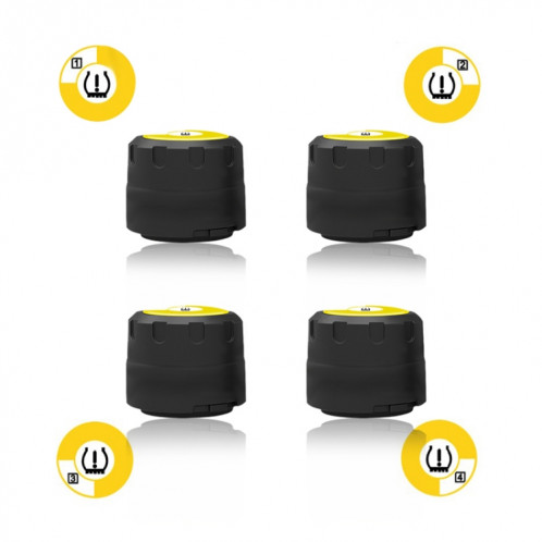 Système externe de détection de pression de surveillance de pression des pneus de voiture Bluetooth 4.0 TPMS SH22771558-012
