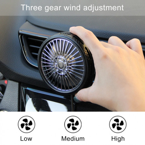Ventilateur de refroidissement électrique de sortie d'air de voiture portable F203A SH2292882-013