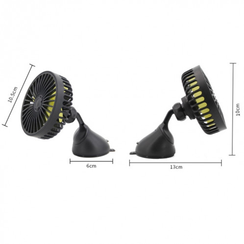 Ventilateur de refroidissement électrique de ventouse de console centrale de voiture portative de F403 avec l'aromathérapie SH2295403-015