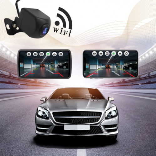 Caméra d'angle mort grand angle de recul de vue arrière sans fil de voiture WiFi SH234228-09