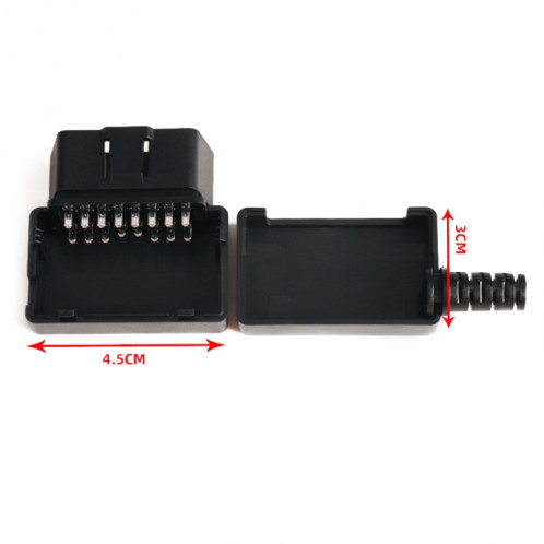 16PIN voiture OBD 2 connecteur mâle OBD Plug + Case + SR SH2353718-05