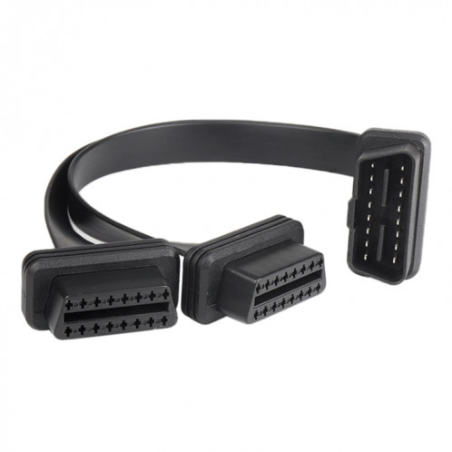 2 en 1 16PIN voiture tête droite OBD câble étendu de diagnostic OBD2 câble SH2355229-04
