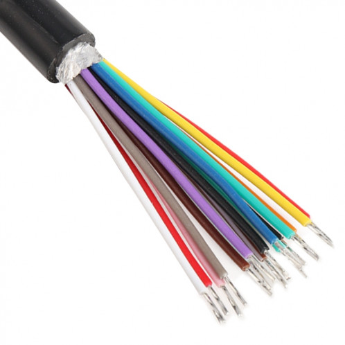 Câble d'extension OBD 2 de ligne d'ouverture de câble OBD mâle 16PIN pour Scanner de diagnostic de voiture, longueur de câble: 30 cm SH4271739-05