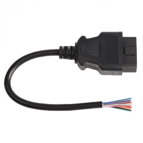 Câble d'extension OBD 2 de ligne d'ouverture de câble OBD mâle 16PIN pour scanner de diagnostic de voiture, longueur de câble: 60 cm SH42721862-05