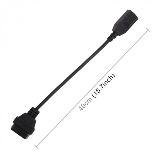 Câble OBD de voiture 3 broches à 16 broches pour Honda, longueur du câble: 40 cm SH24301389-05