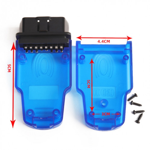 Boîtier d'empreintes digitales de prise OBD de connecteur mâle OBD 2 de voiture SH2431789-06