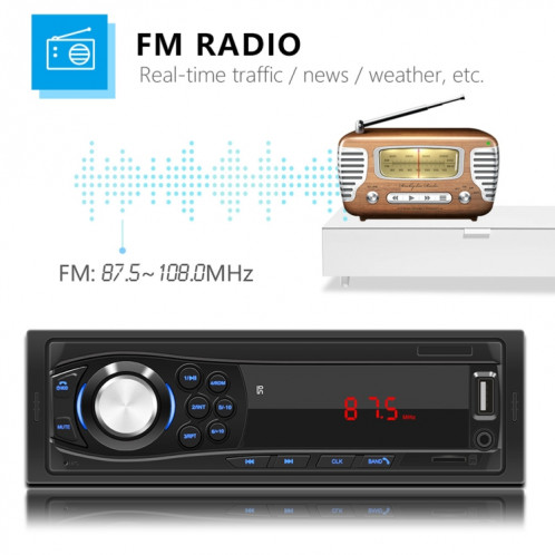 1028 lecteur MP3 universel de récepteur d'autoradio, support FM avec télécommande SH24331667-013