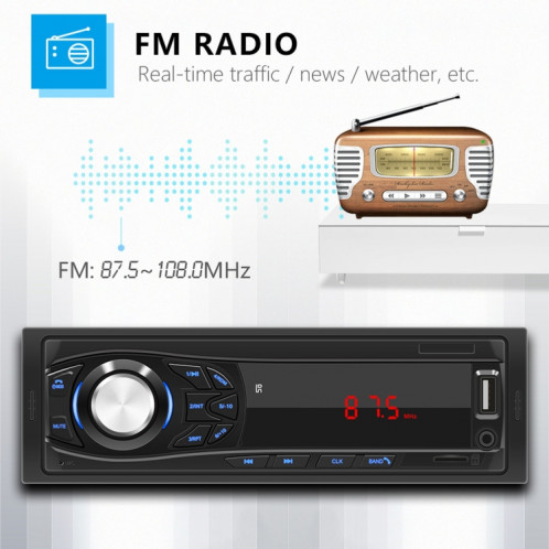 1030 lecteur MP3 universel de récepteur d'autoradio, supporte FM avec télécommande SH24341962-013