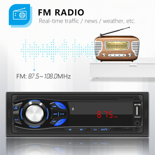 Lecteur MP3 universel de récepteur d'autoradio 1044, supporte FM avec télécommande SH2435352-013