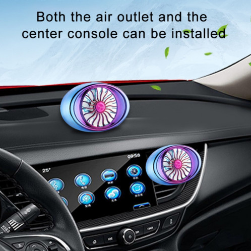 Ventilateur de ventilation de voiture Interface USB multifonction Lampe LED Ventilateur portable SH631C418-011