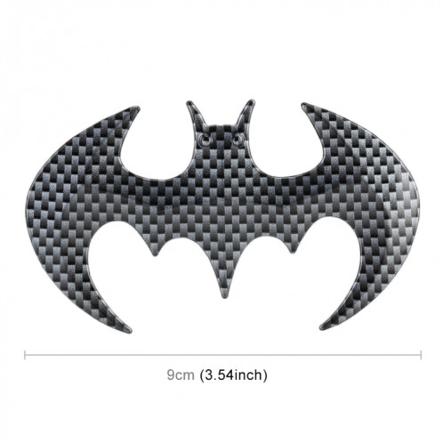 Autocollant gratuit de voiture en métal en forme de chauve-souris SH641A1801-08