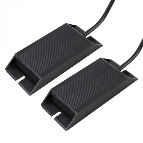 2 PCS 1156 / BAU15S DC12V 50W 6 Ohms clignotant / feu de recul / feu de freinage double décodeur à double résistance SH29271693-07