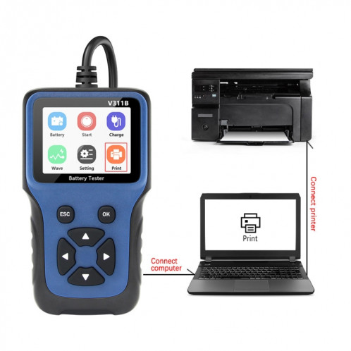 Testeur de batterie portable 12V pour voiture V311B SH31091001-010