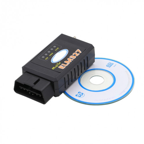 Outil de scanner de diagnostic automatique USB OBDII d'interface Bluetooth V1.5 ELM327 avec interrupteur SH31231743-07