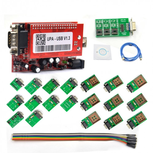 UPA V1.3 Programmeur USB de voiture ECU Chip Tuning Eeprom Small Board Ensemble complet SH31381993-05