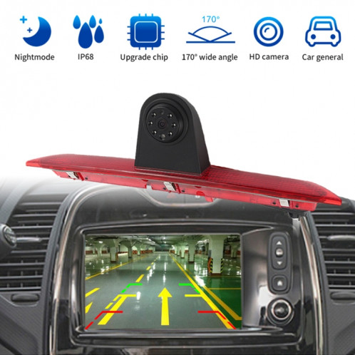 PZ466 voiture étanche 170 degrés caméra de vue de feu de freinage pour Ford Transit 2014-2015 SH3398841-011