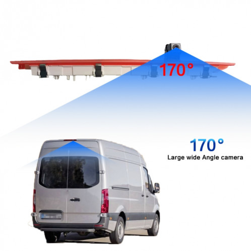 PZ468 caméra étanche de vue de feu de freinage de 170 degrés de voiture pour Mercedes-Benz Vito 2016 SH3402951-011