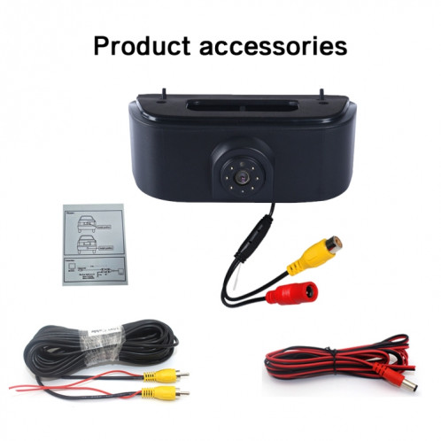 PZ469 voiture étanche 170 degrés caméra de vue de feu de freinage pour Nissan N200 2010-2017 SH34041712-011