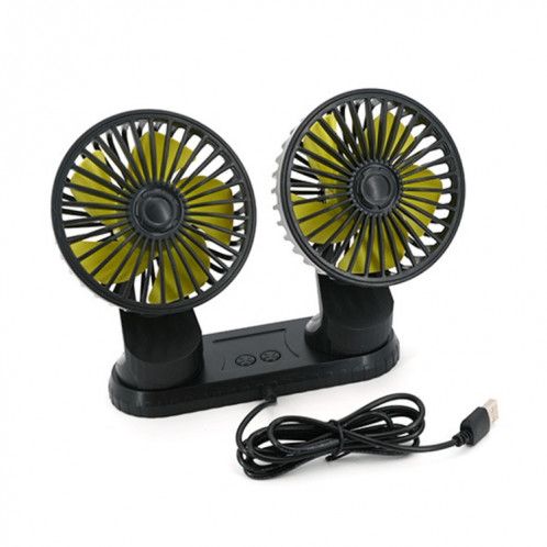 Appareils électriques de voiture, F404 Ventilateur de refroidissement électrique de la console USB à double tête avec aromathérapie SH3822323-07