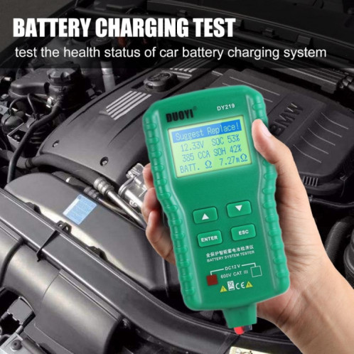 DUOYI DY219 Analyseur numérique Analyseur de voiture Détecteur de courant de diagnostic de diagnostic et détecteur de tension SH44961668-08