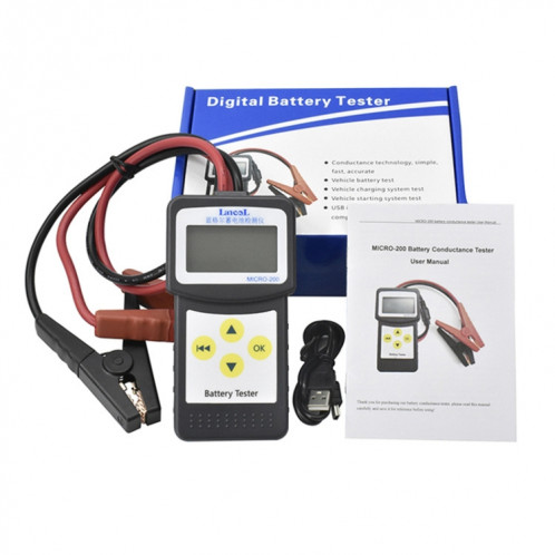Micro-200 voitures Testeur de batterie Pile Résistance interne Analyseur de sauvetage SH4570571-08