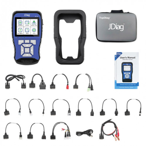 JDIAG M100 Motorcycles 2 Testeur de batterie de scanner OBD in1 SH45771346-09