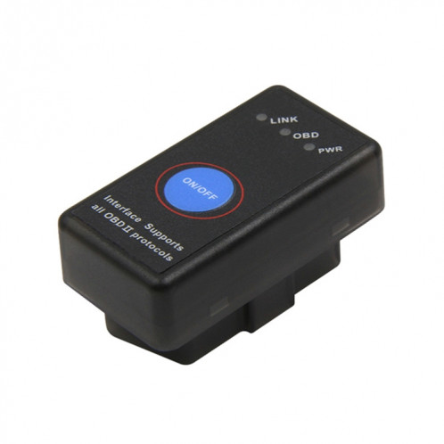 Mini Bluetooth 4.0 Scanner de diagnostic de panne de voiture OBD ABD ELM327 avec interrupteur d'alimentation SH4579806-011