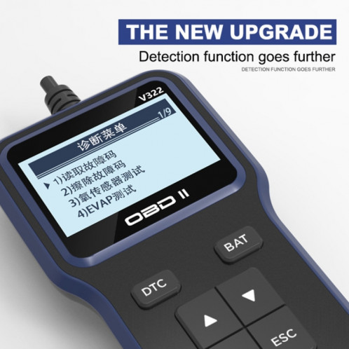 V322 ABD OBD Dispositif de diagnostic de panne de code multilingue SH45851228-08