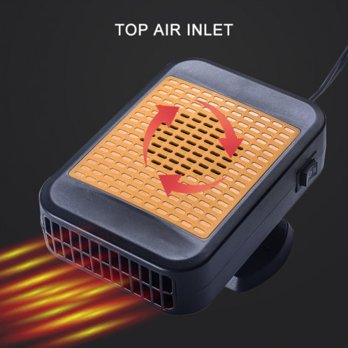 Dégivreur de pare-brise de pare-brise arrière multifonctionnel de la voiture 12V Hollow Hollow (Orange) SH608E950-07