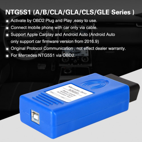 Outil d'activation OBD de la voiture pour Mercedes-Benz NTG5 S1 SH4616256-07