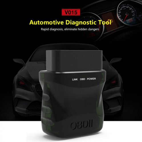 Scanner V015 OBD2 ELM327 Scanner de diagnostic de panne Bluetooth 4.0 Bluetooth 4.0 SH4617445-08