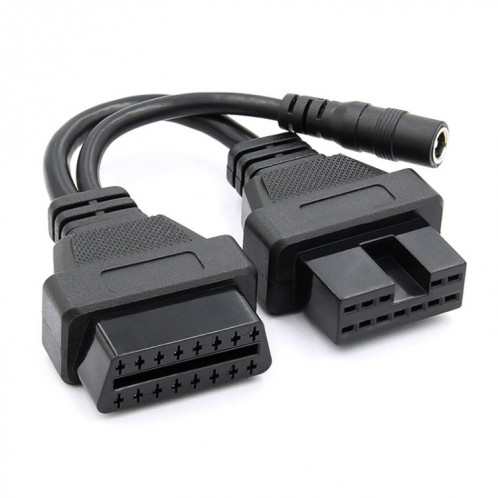 12pin à 16 points Câble d'adaptateur de diagnostic OBDII pour Mitsubishi SH47321713-05