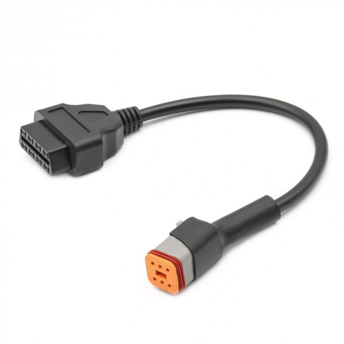 6pin Motos de conversion OBD2 Câble de diagnostic de la conversion OBDII pour Harley Davidson SH4738784-05