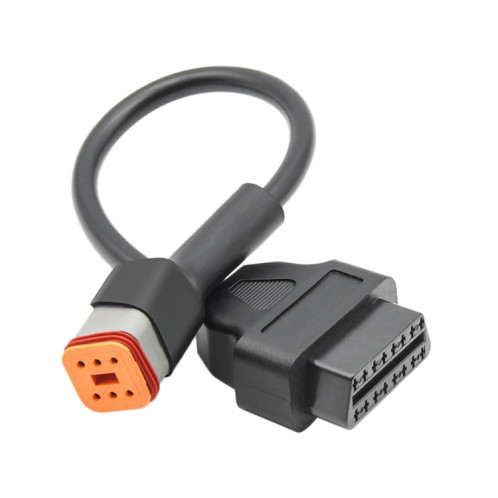 6pin Motos de conversion OBD2 Câble de diagnostic de la conversion OBDII pour Harley Davidson SH4738784-05