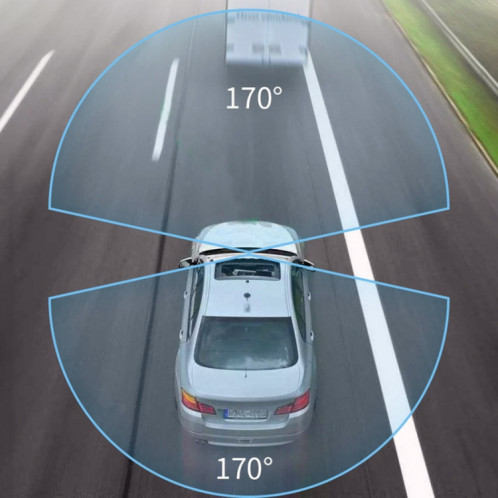 Z30 WiFi Dual-Lens HD 2160P Vision nocturne non légère Enregistreur de conduite panoramique à 360 degrés, version GPS SH47941178-011