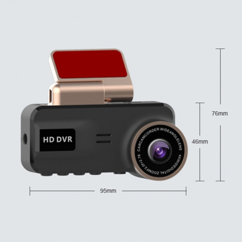 F22 3.16 pouces 1080P HD Night Vision WiFi Enregistreur d'entraînement connecté avec caméra de vue arrière SH4796196-010