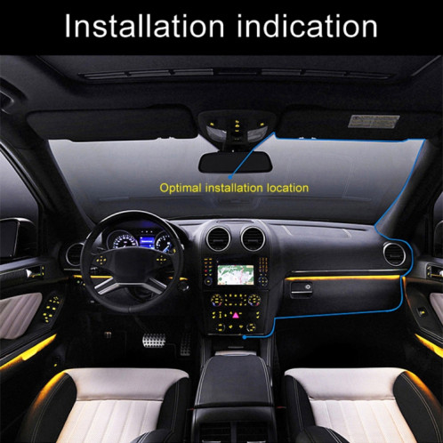 F22 3.16 pouces 1080p HD Night Vision WiFi Enregistreur de conduite connecté avec caméra de vue dans la voiture SH4797220-010