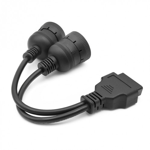 J1708 J1939 6Pin 9pin à OBD2 16pin Câble d'adaptateur de diagnostic de voiture féminin SH4822708-05
