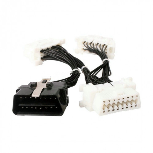 Elm327 OBD2 16Pin mâle à 3 câbles de diagnostic de la voiture SH4826912-05