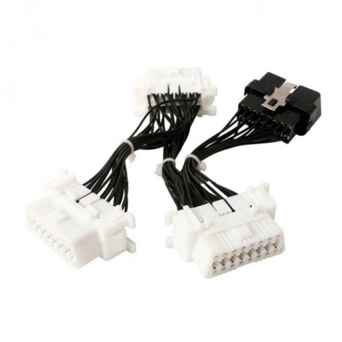 Elm327 OBD2 16Pin mâle à 3 câbles de diagnostic de la voiture SH4826912-05