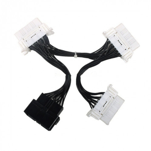 Elm327 OBD2 16Pin mâle à 3 câbles de diagnostic de la voiture SH4826912-05