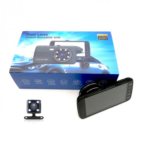 D910 4 pouces 1080P HD Night Vision Dual Enregistreur de conduite d'enregistrement SH4988285-07