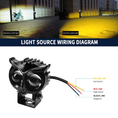 ZH-1584A1 Double lampe à l'eau externe Type de bouton de dragon LED de la lampe à tête LED SH50131129-07