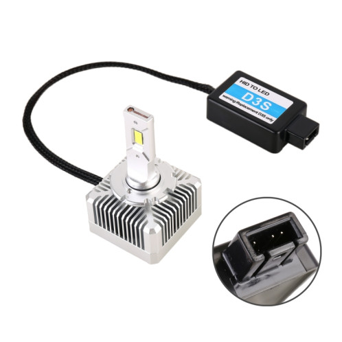 1 paire D3 Série D3S voiture hide ballast à LED phare DC12V 35W 6000K 7000LM, Perle de lampe CSP SH5095530-07