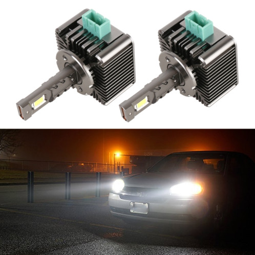 1 paire D de la série D3 D3 HID Ballast à LED phare DC12V 35W 6000K 7000LM, 7040 Perle de lampe SH50991766-07