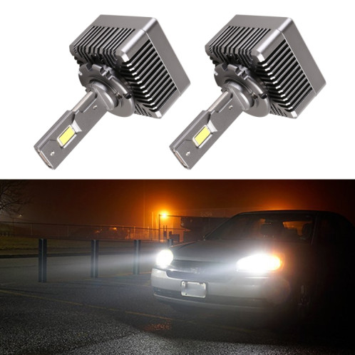 1 paire D Série D1s Car Hid Ballast to LED Headlight DC12V / 35W / 6000K / 5000LM SH5139214-07