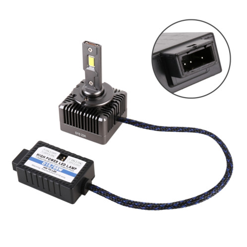 1 paire D Série D1s Car Hid Ballast to LED Headlight DC12V / 35W / 6000K / 5000LM SH5139214-07