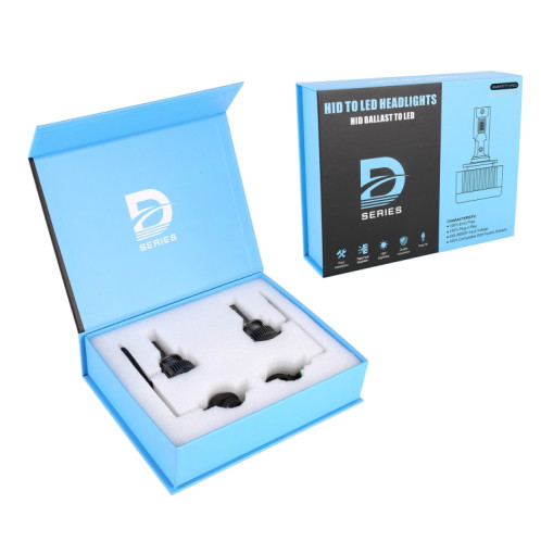 1 paire D Series D2S Car Hid Ballast to LED Headlight DC12V / 35W / 6000K / 5000LM SH5140245-07